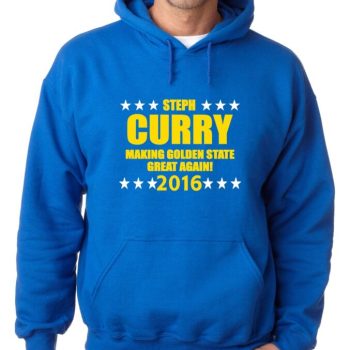 Steph Curry Golden State Warriors "Curry For President" Hooded Sweatshirt Hoodie