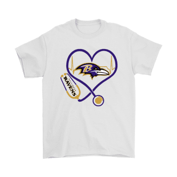 Stethoscope Heartbeat Nurse Symbol Baltimore Ravens Unisex T-Shirt Kid T-Shirt LTS213