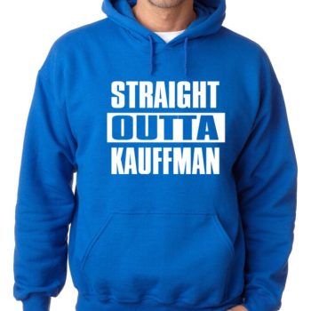 Straight Outta Kauffman Kansas City Royals Hooded Sweatshirt Unisex Hoodie