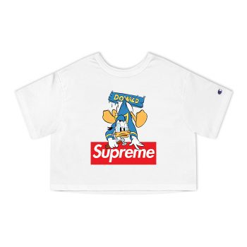 Supreme Donald Duck Champion Women Cropped T-Shirt CTB2950
