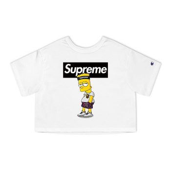 Supreme Simpsons Champion Women Cropped T-Shirt CTB2943