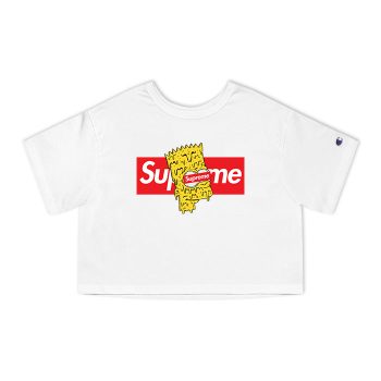 Supreme Simpsons Drip Champion Women Cropped T-Shirt CTB2952