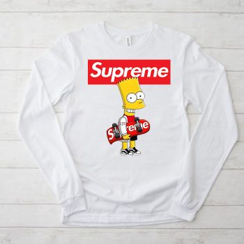 Supreme Skater Simpsons Kid Tee Unisex Longsleeve Shirt LTB0956
