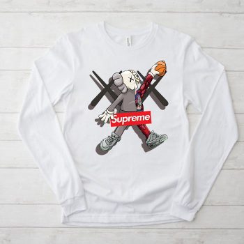Supreme x Kaws Bearbrick Kid Tee Unisex Longsleeve Shirt LTB0951