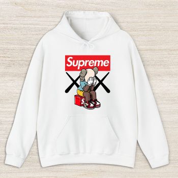 Supreme x Kaws Bearbrick Unisex Pullover Hoodie HTB1203
