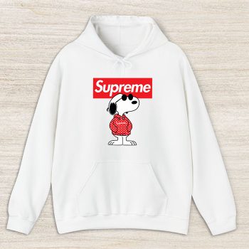 Supreme x Louis Vuitton Snoppy Unisex Pullover Hoodie HTB1194