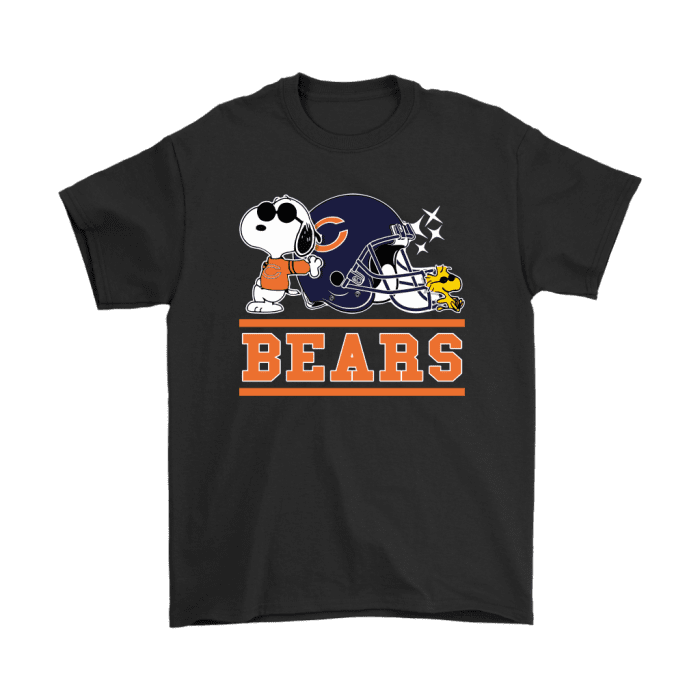 The Chicago Bears Joe Cool And Woodstock Snoopy Mashup Unisex T-Shirt Kid T-Shirt LTS1465