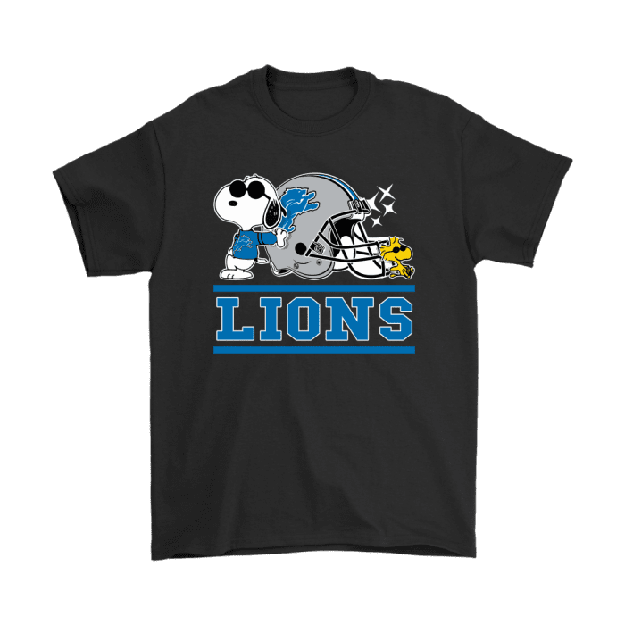 The Detroit Lions Joe Cool And Woodstock Snoopy Mashup Unisex T-Shirt Kid T-Shirt LTS3700