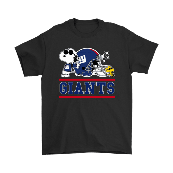 The New York Giants Joe Cool And Woodstock Snoopy Mashup Unisex T-Shirt Kid T-Shirt LTS4914