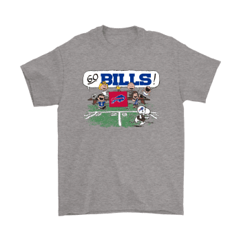 The Peanuts Cheering Go Snoopy Buffalo Bills Unisex T-Shirt Kid T-Shirt LTS362