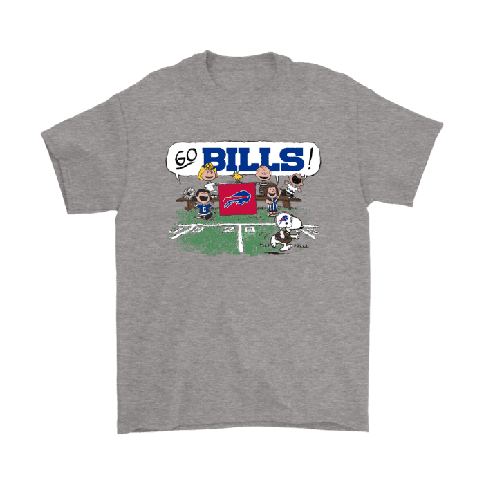 The Peanuts Cheering Go Snoopy Buffalo Bills Unisex T-Shirt Kid T-Shirt LTS362