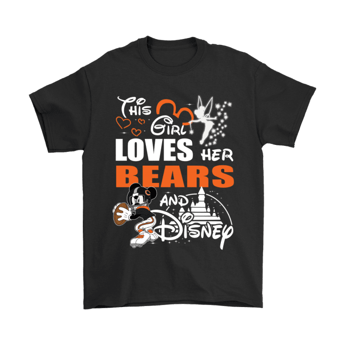 This Girl Loves Her Chicago Bears And Mickey Disney Unisex T-Shirt Kid T-Shirt LTS1462