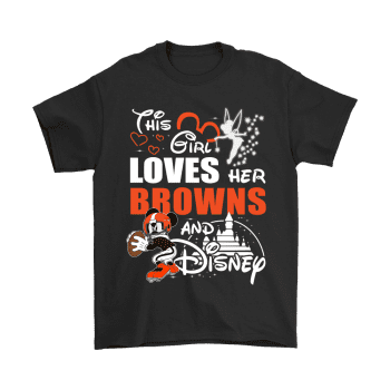 This Girl Loves Her Cleveland Browns And Mickey Disney Unisex T-Shirt Kid T-Shirt LTS1998