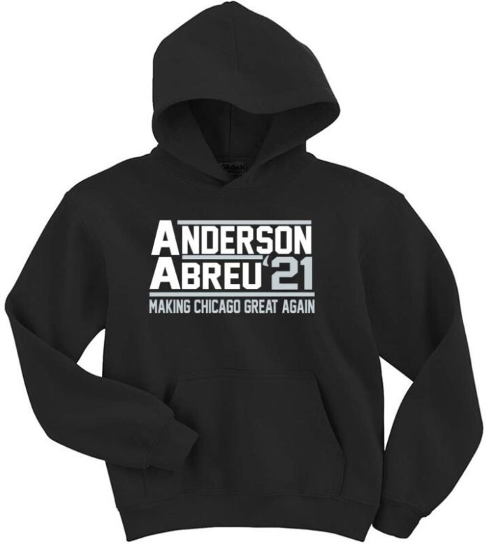 Tim Anderson Jose Abreu 2021 Chicago White Sox Crew Hooded Sweatshirt Unisex Hoodie