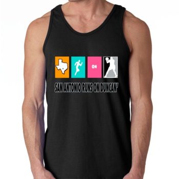 Tim Duncan San Antonio Spurs "Runs On Duncan" Unisex Tank Top