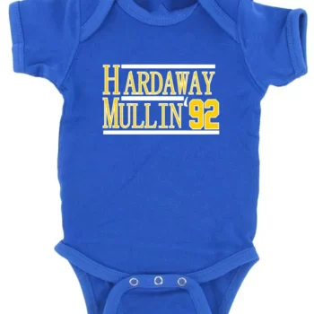 Tim Hardaway Chris Mullin Golden State Warriors 1992 Creeper Romper