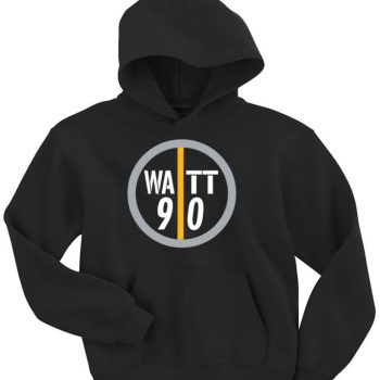 Tj Watt Pittsburgh Steelers Logo Crew Hooded Sweatshirt Unisex Hoodie