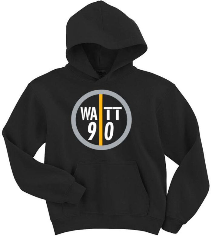 Tj Watt Pittsburgh Steelers Logo Crew Hooded Sweatshirt Unisex Hoodie