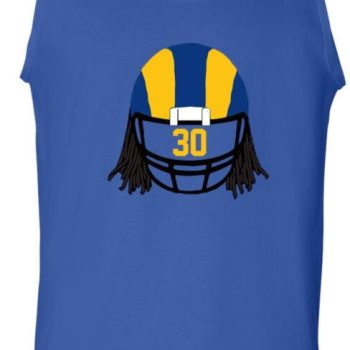 Todd Gurley Los Angeles Rams Super Bowl "Helmet Hair" Unisex Tank Top