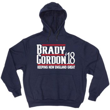 Tom Brady Josh Gordon New England Patriots 18 Hooded Sweatshirt Unisex Hoodie