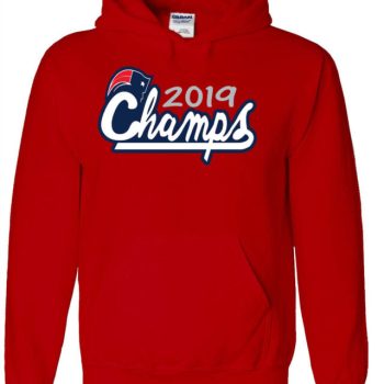 Tom Brady New England Patriots 2019 Super Bowl 53 Champions Hooded Sweatshirt Unisex Hoodie