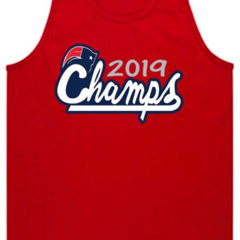 Tom Brady New England Patriots 2019 Super Bowl 53 Champions Unisex Tank Top