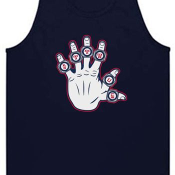 Tom Brady New England Patriots "6 Super Bowl Rings" 53 Champions Unisex Tank Top