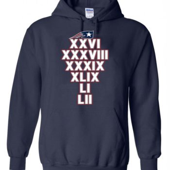 Tom Brady New England Patriots "6 Super Bowls" Unisex Hoodie Hooded Sweatshirt