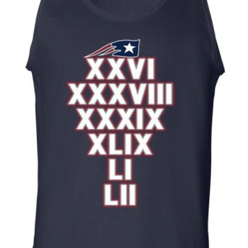 Tom Brady New England Patriots "6 Super Bowls" Unisex Tank Top