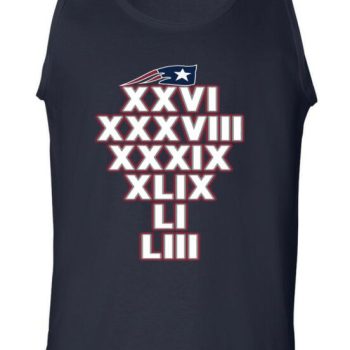 Tom Brady New England Patriots "6 Time Champs" Champions Unisex Tank Top