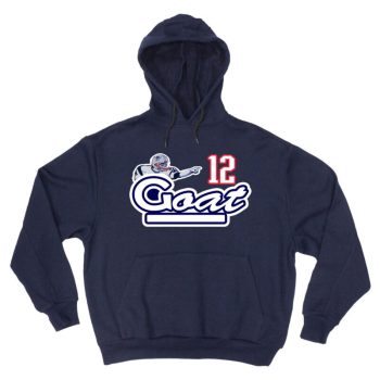 Tom Brady New England Patriots "Goat" Hooded Sweatshirt Hoodie