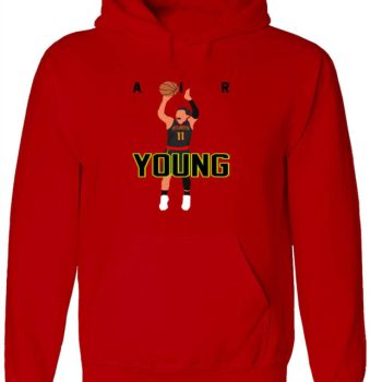 Trae Young Atlanta Hawks Air Crew Hooded Sweatshirt Unisex Hoodie