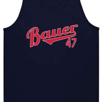 Trevor Bauer Cleveland Indians "Bauer Logo" Unisex Tank Top