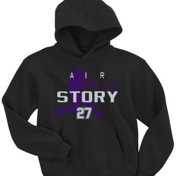 Trevor Story Colorado Rockies "Air Story" Hooded Sweatshirt Hoodie