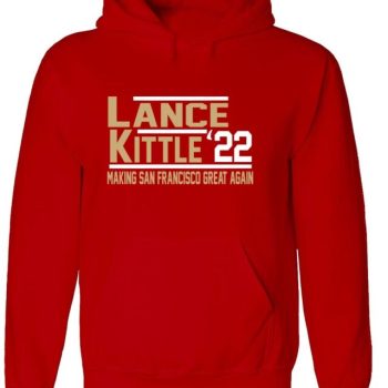 Trey Lance George Kittle San Francisco 49Ers 2022 Crew Hooded Sweatshirt Unisex Hoodie