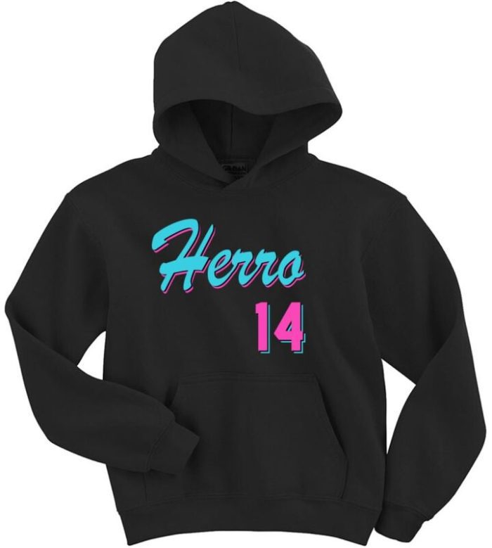 Tyler Herro Miami Heat Vice City Logo Crew Hooded Sweatshirt Unisex Hoodie