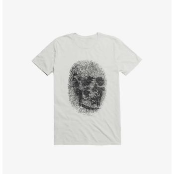 Unique And Equal Skull Fingerprint White Kid Tee - Unisex T-Shirt HTS3868