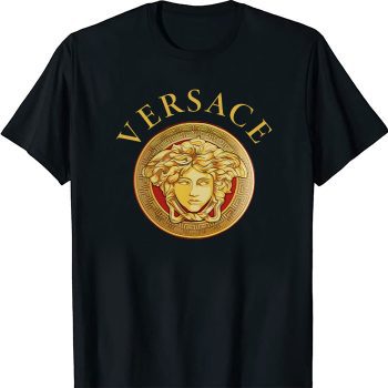 Versace Medusa Gold Luxury Logo Unisex T-Shirt TTB1664