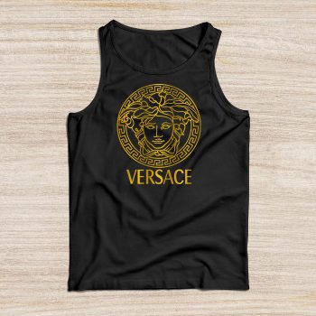 Versace Medusa Gold Luxury Logo Unisex Tank Top TTTB0777