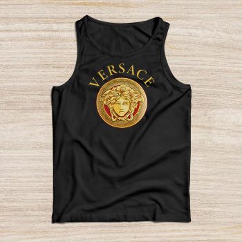 Versace Medusa Gold Luxury Logo Unisex Tank Top TTTB0779