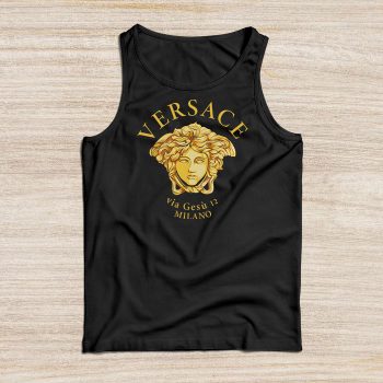 Versace Medusa Via Gesu 12 Milano Unisex Tank Top TTTB0782