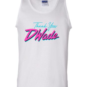 White Dwyane Wade Miami Heat "Thank You Dwade" Unisex Tank Top