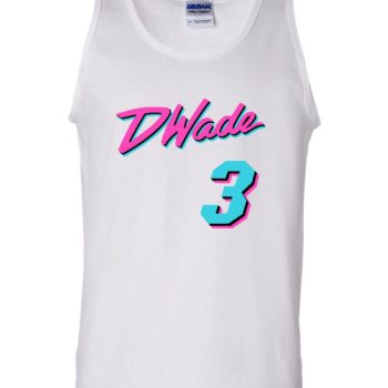White Dwyane Wade Miami "Miami Vice City" Unisex Tank Top