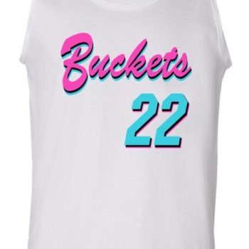 White Jimmy Butler Miami Heat Jimmy Buckets Vice City Logo Unisex Tank Top