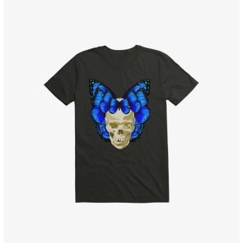 Wings Of Death Butterfly Skull Black Kid Tee - Unisex T-Shirt HTS3968