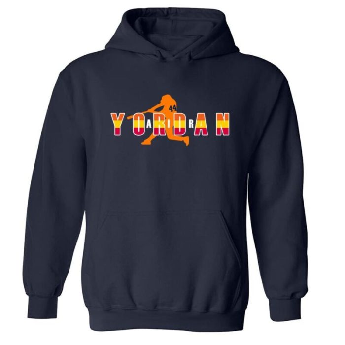 Yordan Alvarez Houston Astros Air Yordan Crew Hooded Sweatshirt Unisex Hoodie