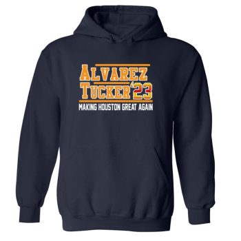 Yordan Alvarez Kyle Tucker Houston Astros 2023 Crew Hooded Sweatshirt Unisex Hoodie