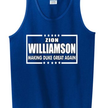 Zion Williamson Duke Blue Devils "Duke Great Again" Unisex Tank Top