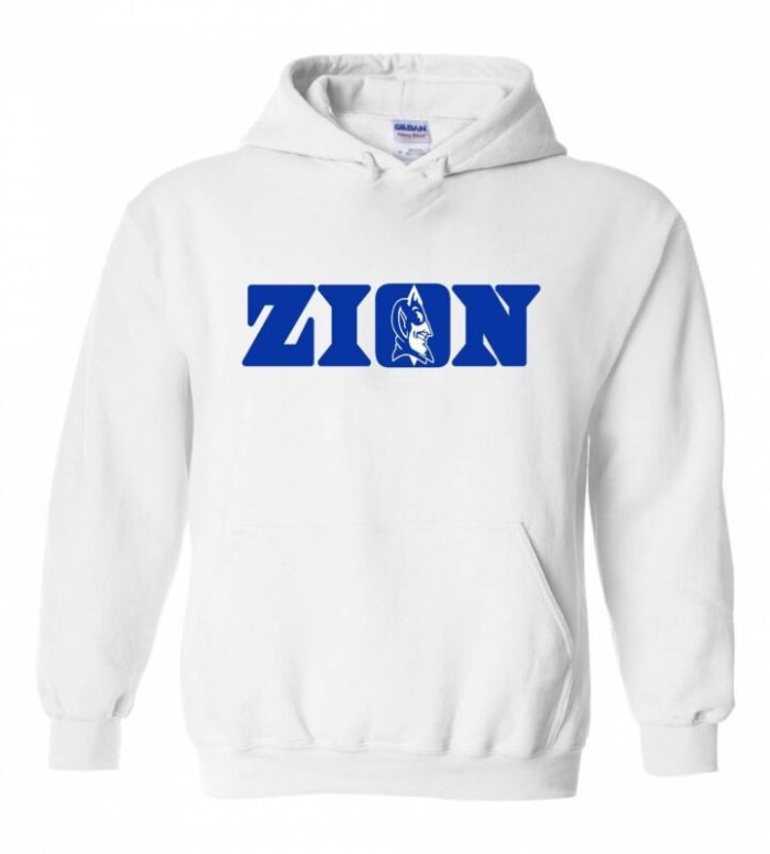 Zion Williamson Duke Blue Devils "Zion Logo" Hooded Sweatshirt Unisex Hoodie