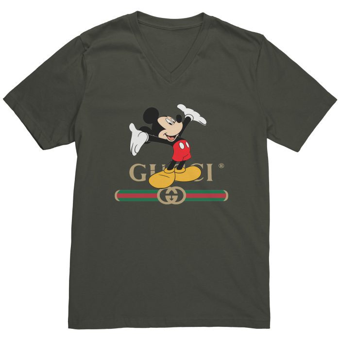 Gucci x Disney Mickey Mouse Mens V-Neck Shirt
